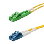 Picture of 40m ALC to LC Yellow OS2 Duplex OFNP (Plenum-Rated) SMF Fiber Patch Cable