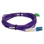 Picture of 5m ALC to LC Purple OS2 Duplex OFNR (Riser-Rated) SMF Fiber Patch Cable