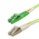 Picture of 65m ALC to LC Lime Green OM5 Duplex OFNR (Riser-Rated) Fiber Patch Cable