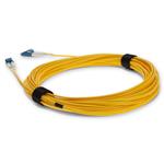 Picture of 5m ALC to LC Yellow OS2 Duplex Microboot, Snagless OFNR (Riser-Rated) SMF Fiber Patch Cable