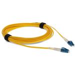 Picture of 5m ALC to LC Yellow OS2 Duplex Microboot, Snagless OFNR (Riser-Rated) SMF Fiber Patch Cable