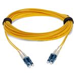 Picture of 5m ALC to LC Yellow OS2 Duplex Microboot, Snagless OFNR (Riser-Rated) SMF Fiber Patch Cable