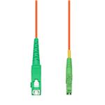 Picture of 1m ASC to ALC Orange OM2 Simplex OFNP (Plenum-Rated) Fiber Patch Cable