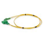 Picture of 2m ASC to ALC Yellow OS2 Duplex OFNR (Riser-Rated) SMF Fiber Patch Cable