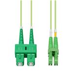 Picture of 9m ASC to ALC Lime Green OM5 Duplex OFNP (Plenum-Rated) Fiber Patch Cable