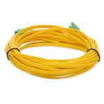 Picture of 10m ASC to ALC Yellow OS2 Duplex Microboot, Snagless OFNR (Riser-Rated) SMF Fiber Patch Cable