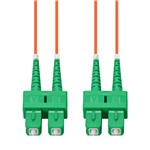 Picture of 25m ASC to ASC Orange OM2 Duplex LSZH Fiber Patch Cable