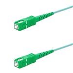 Picture of 25m ASC to ASC Aqua OM4 Simplex LSZH Fiber Patch Cable