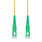 Picture of 25m ASC to ASC Yellow OS2 Simplex OFNR (Riser-Rated) SMF Fiber Patch Cable