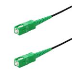 Picture of 3m ASC to ASC Black OS2 Simplex OFNR (Riser-Rated) SMF Fiber Outdoor Patch Cable