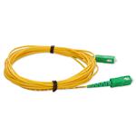 Picture of 4m ASC to ASC Yellow OS2 Simplex OFNR (Riser-Rated) SMF Fiber Patch Cable