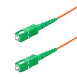 Picture of 8m ASC to ASC Orange OM2 Simplex OFNR (Riser-Rated) Fiber Patch Cable