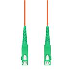 Picture of 9m ASC to ASC Orange OM2 Simplex OFNP (Plenum-Rated) Fiber Patch Cable