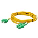 Picture of 2m ASC to ASC Yellow OS2 Duplex Microboot, Snagless OFNR (Riser-Rated) SMF Fiber Patch Cable