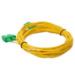 Picture of 2m ASC to ASC Yellow OS2 Duplex Microboot, Snagless OFNR (Riser-Rated) SMF Fiber Patch Cable