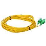 Picture of 2m ASC to ASC Yellow OS2 Duplex Microboot, Snagless OFNR (Riser-Rated) SMF Fiber Patch Cable