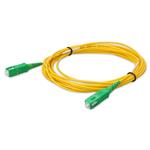 Picture of 2m ASC to ASC Yellow OS2 Simplex Microboot, Snagless OFNR (Riser-Rated) SMF Fiber Patch Cable