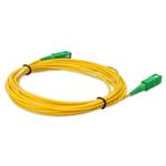 Picture of 2m ASC to ASC Yellow OS2 Simplex Microboot, Snagless OFNR (Riser-Rated) SMF Fiber Patch Cable