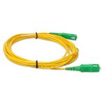 Picture of 2m ASC to ASC Yellow OS2 Simplex Microboot, Snagless OFNR (Riser-Rated) SMF Fiber Patch Cable