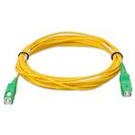 Picture of 2m ASC to ASC Yellow OS2 Simplex Microboot, Snagless OFNR (Riser-Rated) SMF Fiber Patch Cable