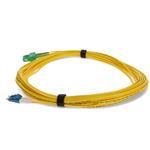 Picture of 18m ASC to LC Yellow OS2 Duplex OFNR (Riser-Rated) SMF Fiber Patch Cable