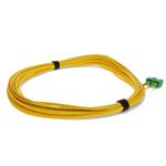 Picture of 18m ASC to LC Yellow OS2 Duplex OFNR (Riser-Rated) SMF Fiber Patch Cable