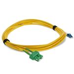 Picture of 18m ASC to LC Yellow OS2 Duplex OFNR (Riser-Rated) SMF Fiber Patch Cable