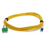 Picture of 18m ASC to LC Yellow OS2 Duplex OFNR (Riser-Rated) SMF Fiber Patch Cable