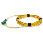 Picture of 2m ASC to LC Yellow OS2 Duplex OFNR (Riser-Rated) SMF Fiber Patch Cable
