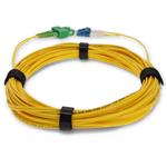 Picture of 2m ASC to LC Yellow OS2 Duplex OFNR (Riser-Rated) SMF Fiber Patch Cable