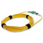 Picture of 2m ASC to LC Yellow OS2 Duplex OFNR (Riser-Rated) SMF Fiber Patch Cable