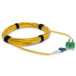 Picture of 2m ASC to LC Yellow OS2 Duplex OFNR (Riser-Rated) SMF Fiber Patch Cable