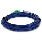 Picture of 3m ASC to LC Blue OS2 Duplex Armored OFNR (Riser-Rated) SMF Fiber Patch Cable