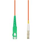 Picture of 8m ASC to LC Orange OM1 Simplex OFNR (Riser-Rated) MMF Fiber Patch Cable