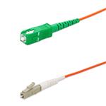 Picture of 9m ASC to LC Orange OM2 Simplex OFNR (Riser-Rated) Fiber Patch Cable