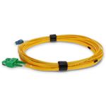 Picture of 9m ASC to LC Yellow OS2 Duplex OFNR (Riser-Rated) SMF Fiber Patch Cable