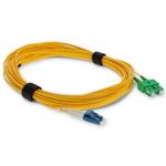 Picture of 9m ASC to LC Yellow OS2 Duplex OFNR (Riser-Rated) SMF Fiber Patch Cable