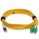 Picture of 9m ASC to LC Yellow OS2 Duplex OFNR (Riser-Rated) SMF Fiber Patch Cable