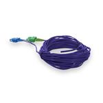 Picture of 25m ASC to SC Purple OS2 Duplex OFNR (Riser-Rated) SMF Fiber Patch Cable