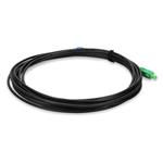 Picture of 2m ASC to SC Black OS2 Simplex OFNR (Riser-Rated) SMF Fiber Outdoor Patch Cable