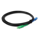 Picture of 2m ASC to SC Black OS2 Simplex OFNR (Riser-Rated) SMF Fiber Outdoor Patch Cable