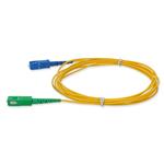 Picture of 2m ASC to SC Yellow OS2 Simplex OFNR (Riser-Rated) SMF Fiber Patch Cable