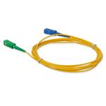 Picture of 2m ASC to SC Yellow OS2 Simplex OFNR (Riser-Rated) SMF Fiber Patch Cable