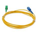 Picture of 2m ASC to SC Yellow OS2 Simplex OFNR (Riser-Rated) SMF Fiber Patch Cable