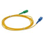 Picture of 2m ASC to SC Yellow OS2 Simplex OFNR (Riser-Rated) SMF Fiber Patch Cable