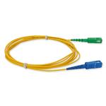Picture of 2m ASC to SC Yellow OS2 Simplex OFNR (Riser-Rated) SMF Fiber Patch Cable