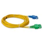 Picture of 3m ASC to SC Yellow OS2 Duplex Microboot, Snagless OFNR (Riser-Rated) SMF Fiber Patch Cable