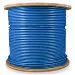 Picture of 1000ft Non-Terminated Blue CAT 6A Shielded Plenum-Rated Bulk Cable