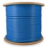 Picture of 1000ft Non-Terminated Blue CAT 6A Shielded Plenum-Rated Bulk Cable