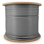 Picture of 1000ft Non-Terminated Gray CAT 6A Shielded Plenum-Rated Bulk Cable
